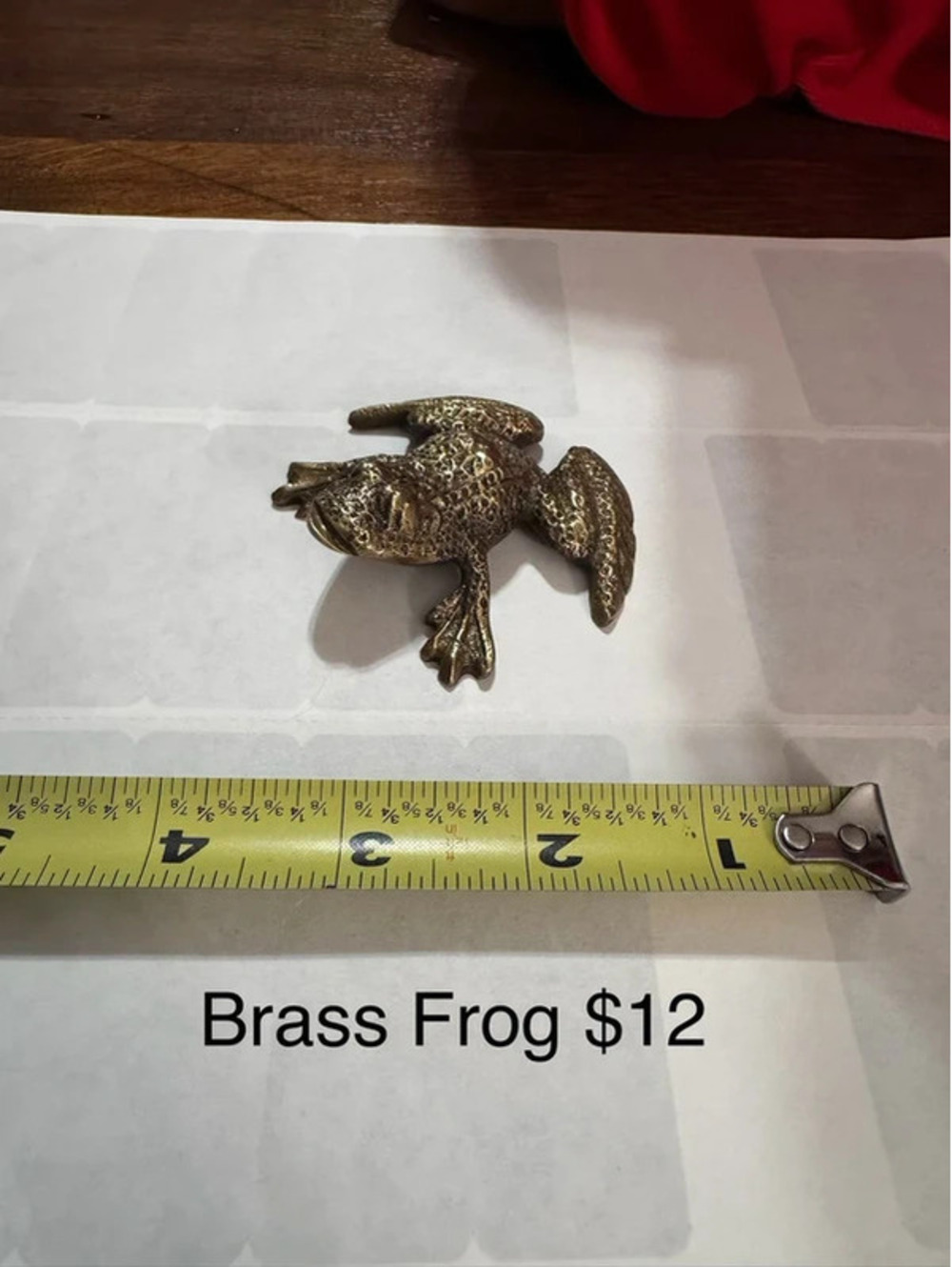 Brass frog